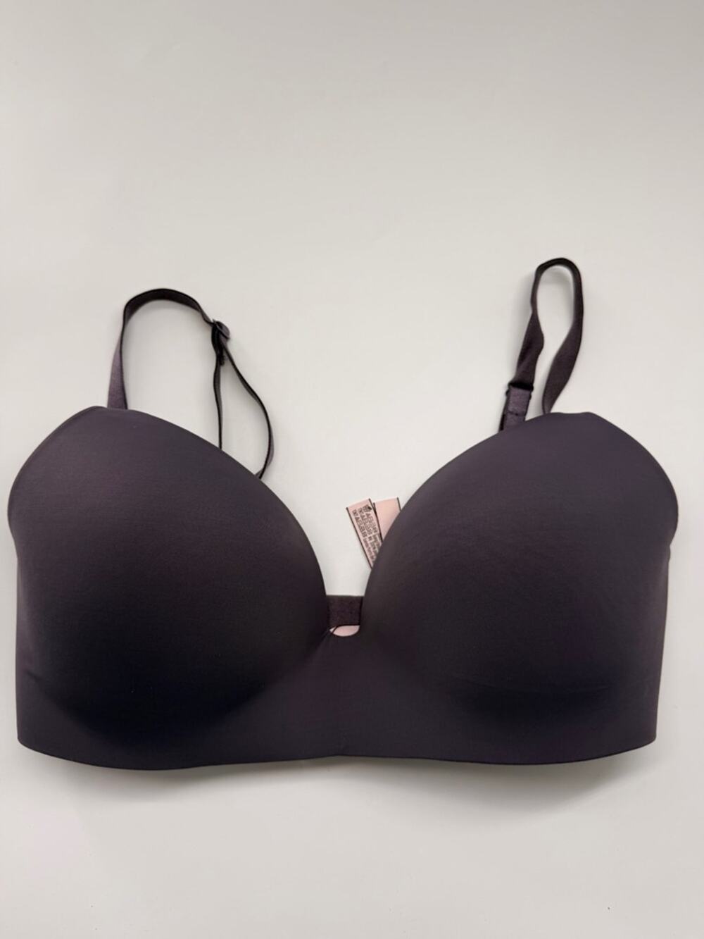 Victoria’s Secret T Shirt Lightly Lined Wireless Grey Bra Women’s 34DD